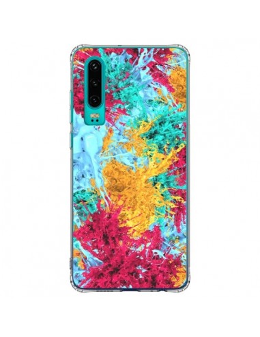 Coque Huawei P30 Splashes Peintures - Eleaxart