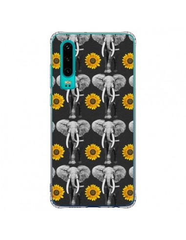 Coque Huawei P30 Elephant Tournesol - Eleaxart