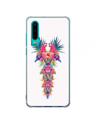 Coque Huawei P30 Parrot Kingdom Royaume Perroquet - Eleaxart