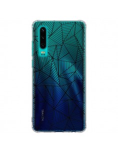 Coque Huawei P30 Lignes Grilles Triangles Full Grid...