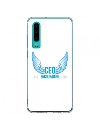 Coque Huawei P30 CEO Chief Encouraging Officer Bleu - Shop Gasoline