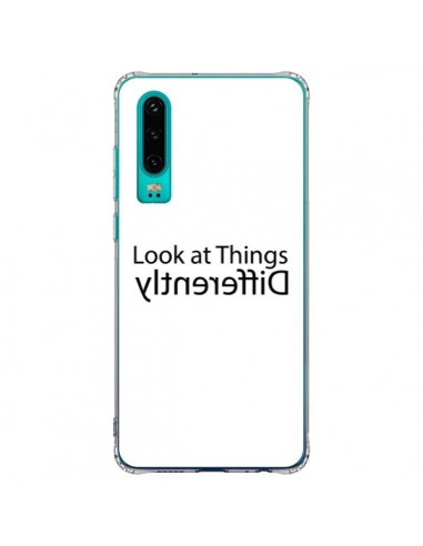 Coque Huawei P30 Look at Different Things Black - Shop Gasoline