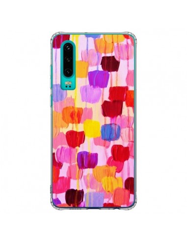 Coque Huawei P30 Pois Roses Dottie - Ebi Emporium