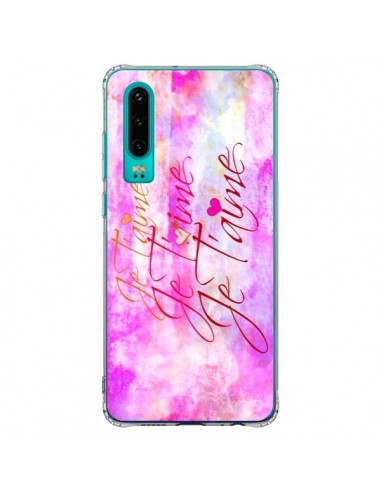 Coque Huawei P30 Je t'aime I Love You - Ebi Emporium