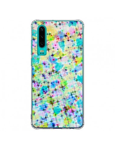 Coque Huawei P30 Stars Etoiles Bleues - Ebi Emporium