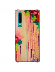 Coque Huawei P30 Strawberry Confetti Flowers - Ebi Emporium