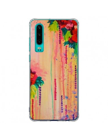 Coque Huawei P30 Strawberry Confetti Flowers - Ebi Emporium