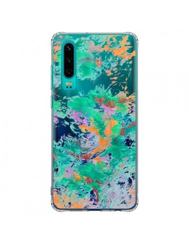 Coque Huawei P30 Mermaid Sirene Fleur Flower Transparente - Ebi Emporium