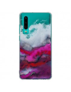Coque Huawei P30 Winter Waves Vagues Hiver Transparente -...