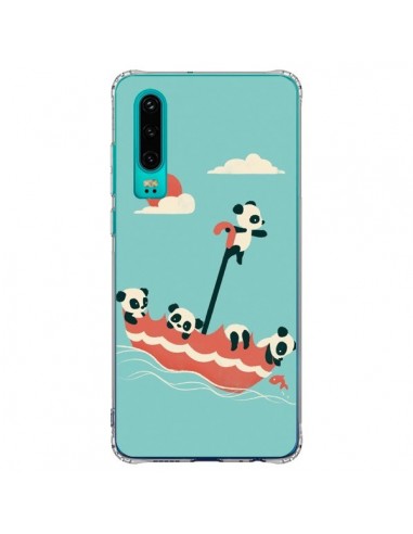 Coque Huawei P30 Parapluie Flottant Panda - Jay Fleck