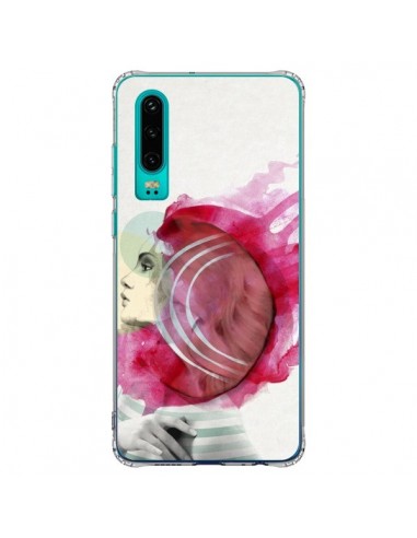 Coque Huawei P30 Bright Pink Femme - Jenny Liz Rome