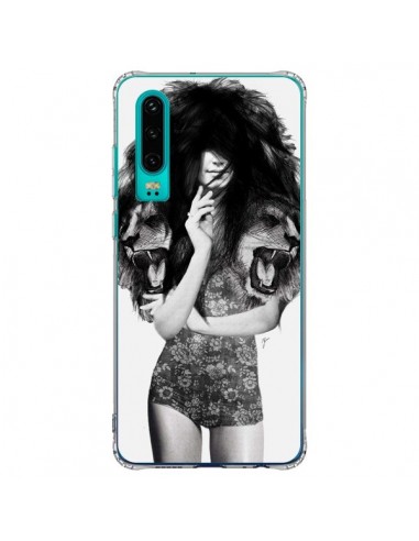 Coque Huawei P30 Femme Lion - Jenny Liz Rome