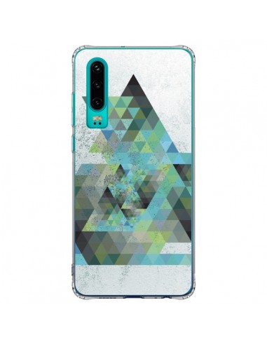 Coque Huawei P30 Azteque Gheo Vert - Javier Martinez