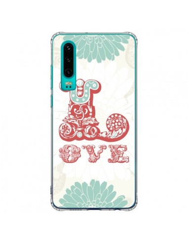 Coque Huawei P30 Love Fleurs Flourish - Javier Martinez