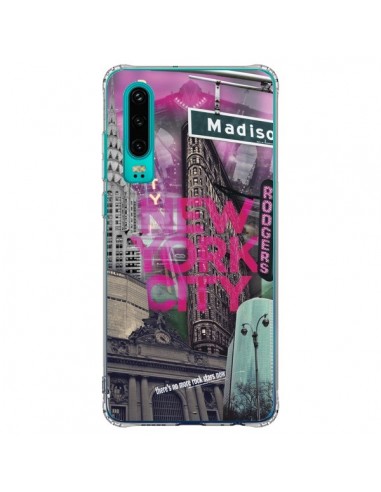 Coque Huawei P30 New York City Rose - Javier Martinez