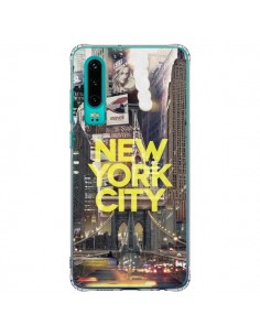 Coque Huawei P30 New York City Jaune - Javier Martinez