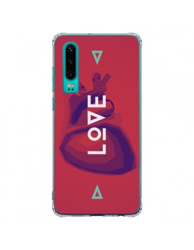 Coque Huawei P30 Love Coeur Triangle Amour - Javier Martinez