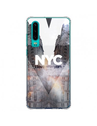 Coque Huawei P30 I Love New York City Orange - Javier Martinez