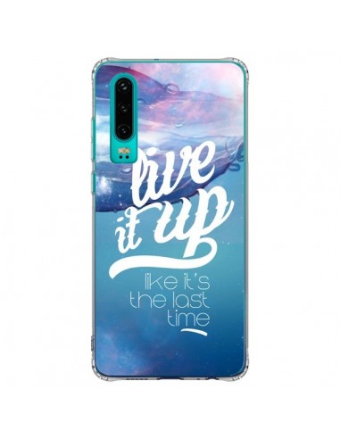 Coque Huawei P30 Last Time Bleu - Javier Martinez