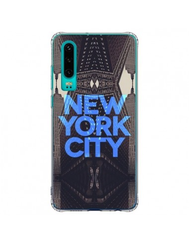 Coque Huawei P30 New York City Bleu - Javier Martinez