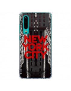 Coque Huawei P30 New York City Rouge - Javier Martinez