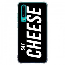 Coque Huawei P30 Say Cheese Smile Noir - Jonathan Perez
