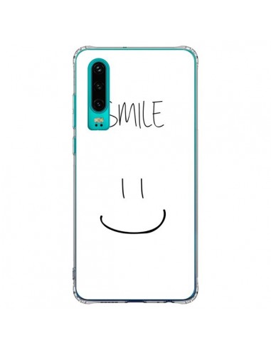 Coque Huawei P30 Smile Souriez en Blanc - Jonathan Perez