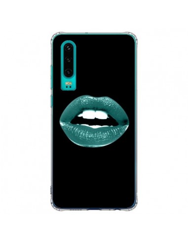 Coque Huawei P30 Lèvres Bleues - Jonathan Perez