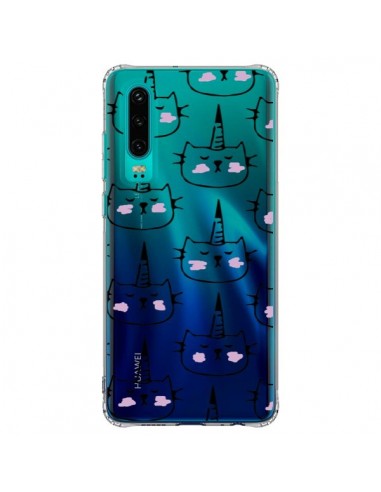 Coque Huawei P30 Licorne Unicorn Dessin Transparente - Dricia Do