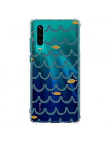 Coque Huawei P30 Poisson Fish Water Transparente - Dricia Do