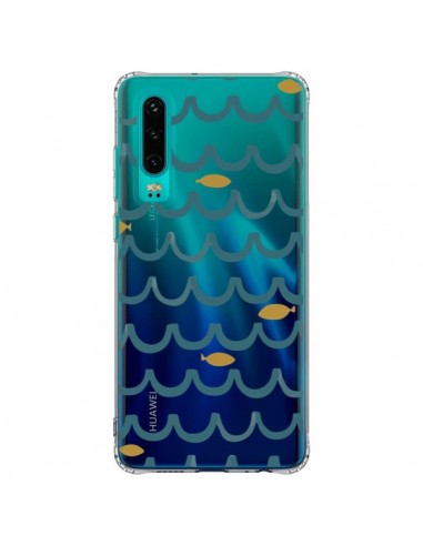 Coque Huawei P30 Poisson Fish Water Transparente - Dricia Do