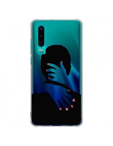 Coque Huawei P30 Calin Hug Mignon Amour Love Cute Transparente - Dricia Do