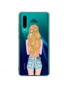 Coque Huawei P30 Blonde Don't Care Transparente -...