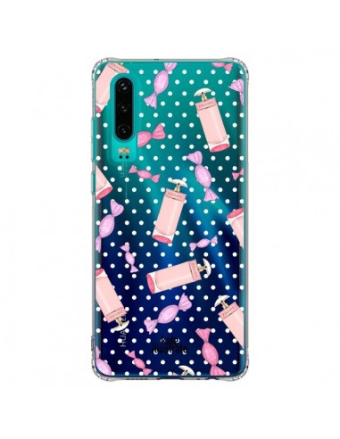 Coque Huawei P30 Candy Bonbons Transparente - kateillustrate