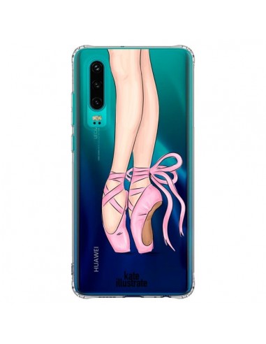 Coque Huawei P30 Ballerina Ballerine Danse Transparente - kateillustrate