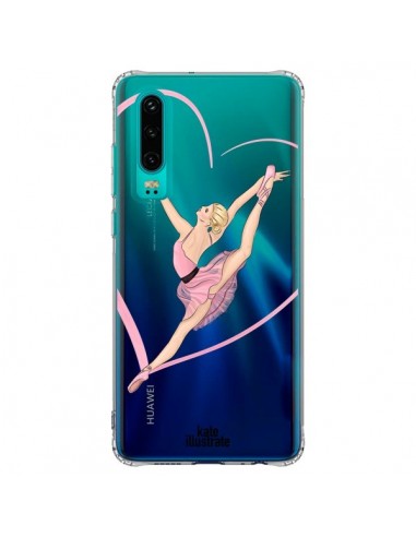 Coque Huawei P30 Ballerina Jump In The Air Ballerine Danseuse Transparente - kateillustrate