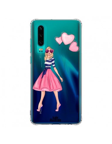 Coque Huawei P30 Legally Blonde Love Transparente - kateillustrate