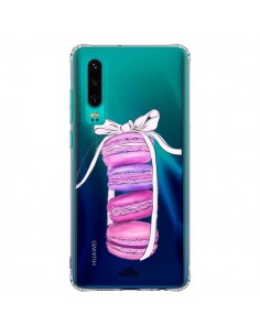 Coque Huawei P30 Macarons Pink Purple Rose Violet...