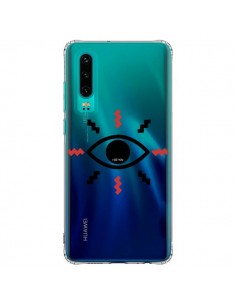 Coque Huawei P30 Eye I See You Oeil Transparente -...