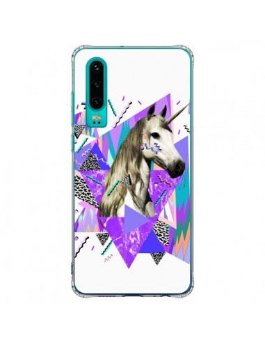 Coque Huawei P30 Licorne Unicorn Azteque - Kris Tate