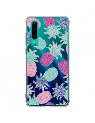 Coque Huawei P30 Ananas Pineapple Fruit Ete Summer Transparente - Lisa Argyropoulos