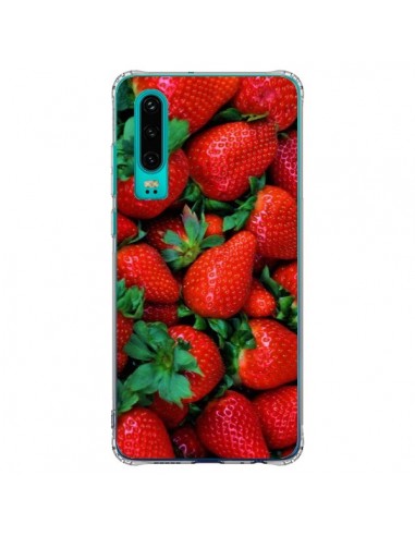Coque Huawei P30 Fraise Strawberry Fruit - Laetitia