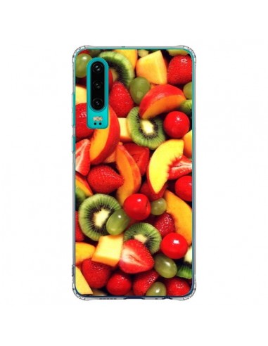 Coque Huawei P30 Fruit Kiwi Fraise - Laetitia