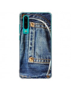 Coque Huawei P30 Jean Bleu Vintage - Laetitia