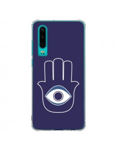 Coque Huawei P30 Main de Fatma Oeil Bleu - Laetitia