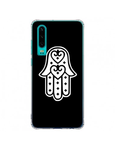 Coque Huawei P30 Main de Fatma Oeil Noir - Laetitia