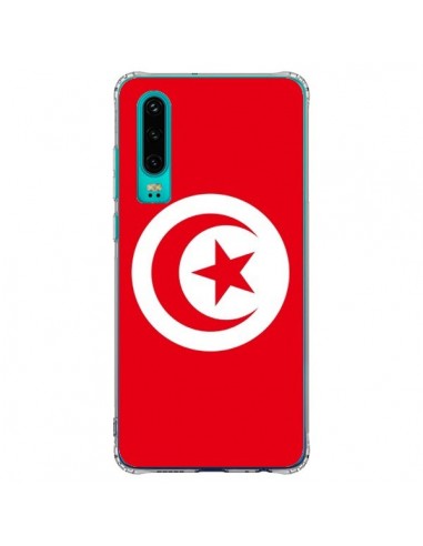 Coque Huawei P30 Drapeau Tunisie Tunisien - Laetitia