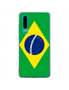 Coque Huawei P30 Drapeau Brésil Brésilien - Laetitia