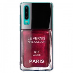 Coque Huawei P30 Vernis Paris Malice Violet - Laetitia