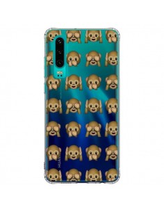 Coque Huawei P30 Singe Monkey Emoticone Emoji...